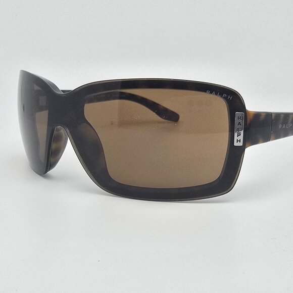 Ralph Lauren RA5019 510/73 Dark Tortoise Frame Brown Lens Shield Sunglasses main image 5